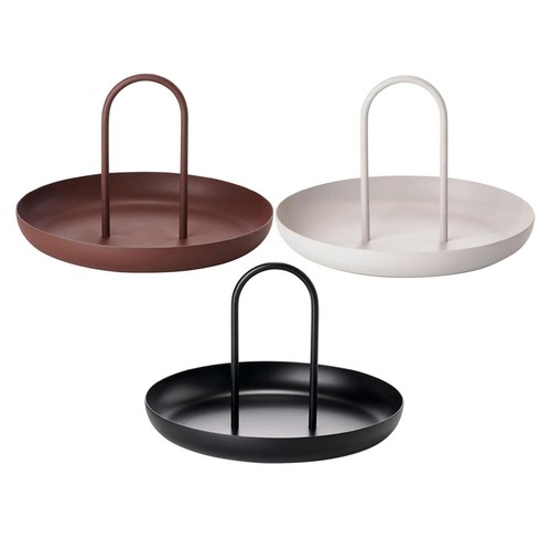 Round jewelry storage tray - round,