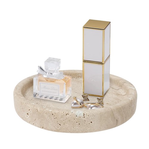 Travertine tray small ceramic - small,